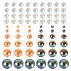 Half Round ABS Plastic Cabochons FIND-TAC0038-08B-1