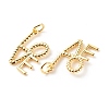 Brass Pendants KK-P208-07G-RS-3