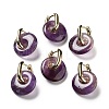 Rack Plating Brass Hoop Earrings EJEW-M248-01G-05-1