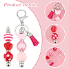 DIY Beadable Keychain Making Kit DIY-PH0017-44-4