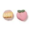 Opaque Resin Cabochons X1-RESI-E052-02-2
