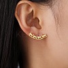 304 Stainless Steel Stud Earrings EJEW-H095-03G-4