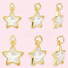 10Pcs 2 Styles Brass Charms KK-BBC0019-20A-7