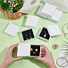 Square Kraft Paper Necklace Earring Storage Gift Boxes LS-CON-WH0095-88B-3