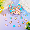 52Pcs 2 Colors Alloy Enamel Pendants ENAM-TA0002-97A-5