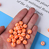 Opaque Striped Acrylic Beads MACR-S373-27D-04-6