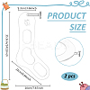 Acrylic Socks Template OACR-WH0111-104A-01-2