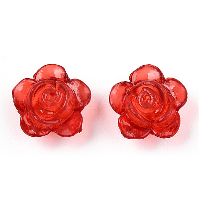 Transparent Acrylic Beads TACR-N018-02-1