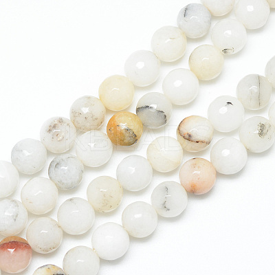 Natural Agate Bead Strands X-G-R346-10mm-26-1