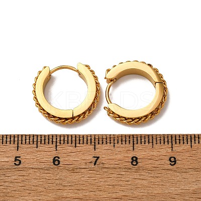 304 Stainless Steel Hoop Earrings EJEW-D331-16G-1