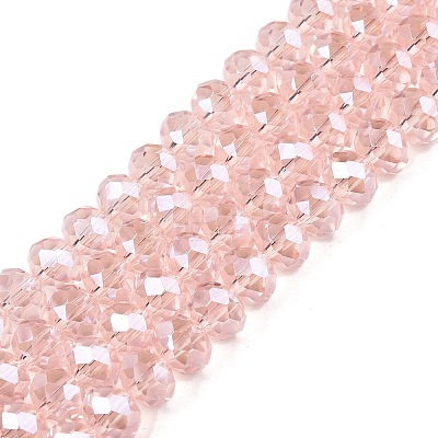 Electroplate Glass Beads Strands EGLA-A044-T8mm-A22-1
