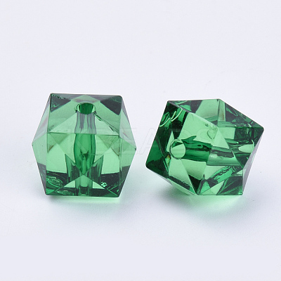 Transparent Acrylic Beads TACR-Q259-8mm-V17-1