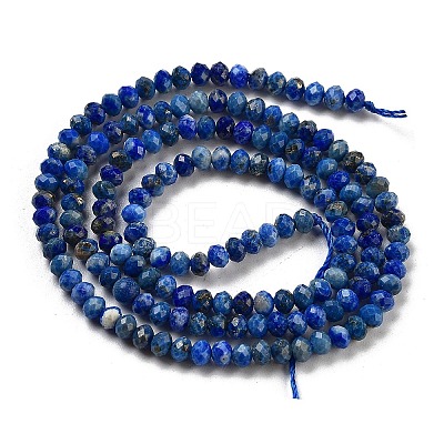 Natural Lapis Lazuli Dyed Beads Strands G-G140-B04-04-1