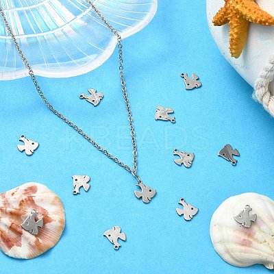 304 Stainless Steel Charms STAS-CJC0008-22P-1