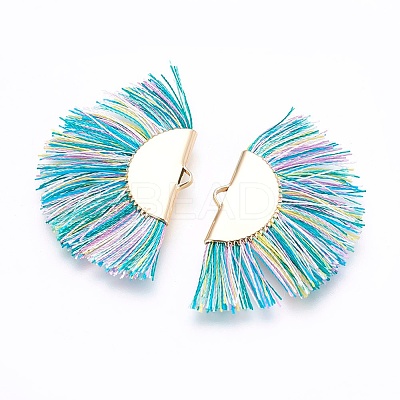 Nylon Tassel Pendants KK-F755-28G-03-NF-1
