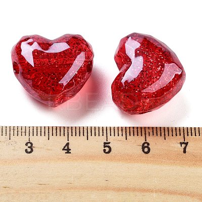 UV Plating Acrylic European Large Hole Beads OACR-S142-01A-1
