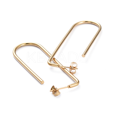 201 Stainless Steel Stud Earrings EJEW-I245-11B-1