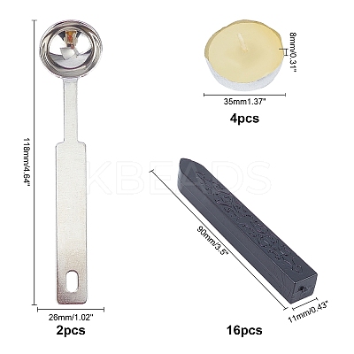 DIY Retro Vintage Wax Seal Making Kits DIY-CP0001-85-23-1