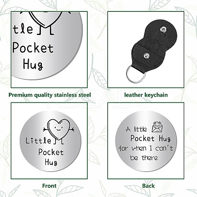 2Pcs Stainless Steel Commemorative Coins AJEW-CN0001-97-1