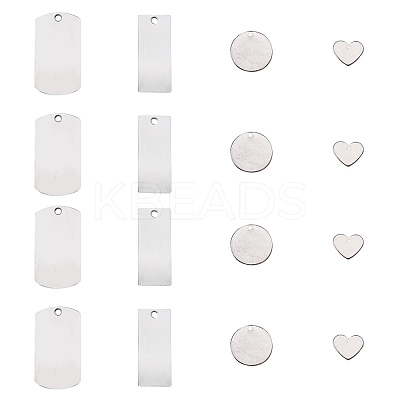 304 Stainless Steel Pendants STAS-CJ0001-01-1