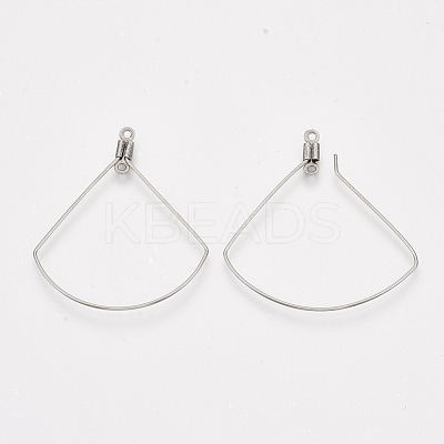 Tarnish Resistant 304 Stainless Steel Wire Pendants STAS-S103-11-1