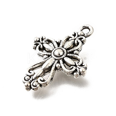 Tibetan Style Alloy Pendants TIBE-L008-36AS-1