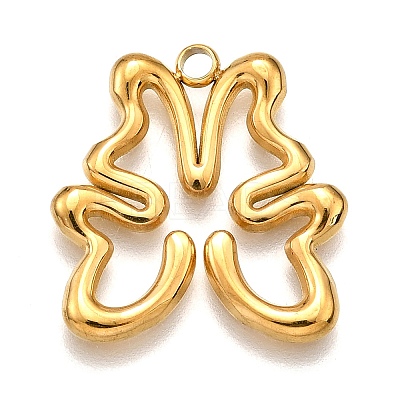 304 Stainless Steel Pendants STAS-M116-37G-1