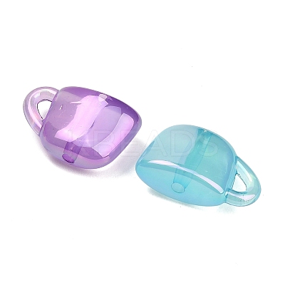 Plating Transparent Acrylic Beads AC-CBA49BC-06-1