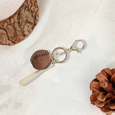 DIY Leather Keychain Making Kits AJEW-WH20020-345G-07-1