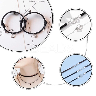 Tarnish Resistant Smooth Surface 201 Stainless Steel Cord Ends STAS-R063-95-1