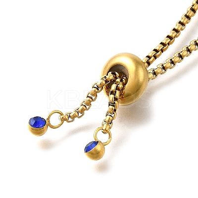 Adjustable 304 Stainless Steel Slider Bracelet/Bolo Bracelets Making STAS-I153-03G-03-1