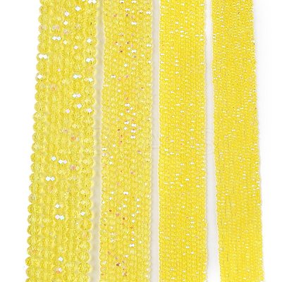 Electroplate Glass Beads Strands EGLA-A044-T2mm-L29-1