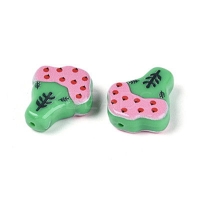 Printed Opaque Resin Beads RESI-N043-20B-1