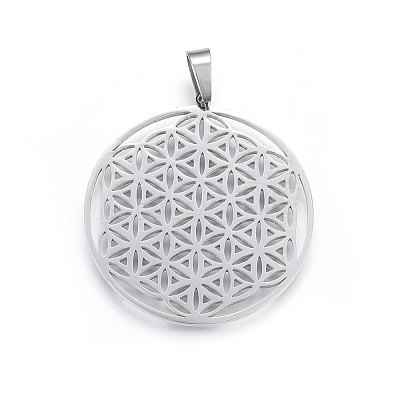 Non-Tarnish 304 Stainless Steel Pendants X-STAS-P209-18P-1