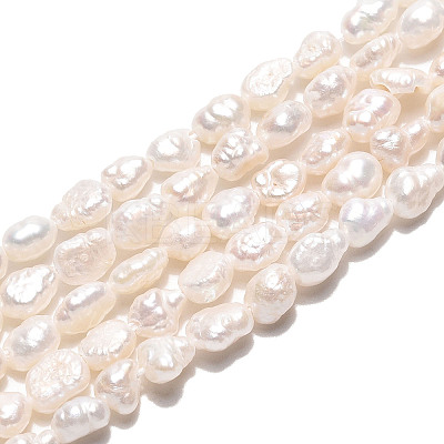 Natural Cultured Freshwater Pearl Beads Strands LS-PEAR-N014-03H-01-1