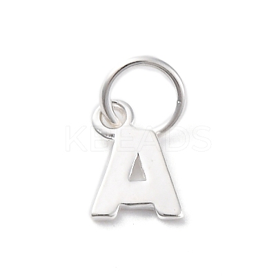 925 Sterling Silver Letter Charms LS-STER-C012-01S-A-1