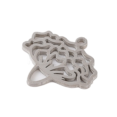 Mother's Day Non-Tarnish 304 Stainless Steel Pendants STAS-S139-06P-07-1