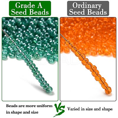 12/0 FGB Grade A Round Glass Seed Beads SEED-Q011-F520-1
