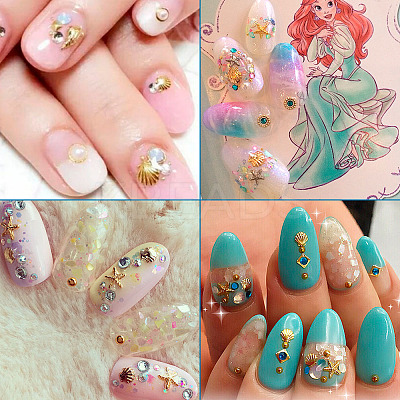 Ocean Theme Zinc Alloy Cabochons DIY-TA0003-32G-1