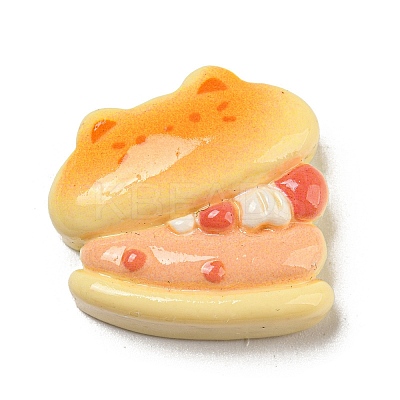 Spring Cherry Blossoms Theme Opaque Resin Decoden Cabochons RESI-E055-02C-1