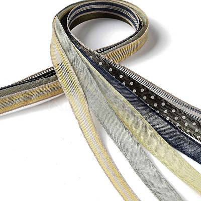 18 Yards 6 Styles Polyester Ribbon SRIB-C001-E08-1