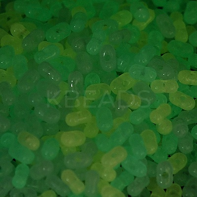 Luminous Transparent Acrylic Beads LACR-D009-01B-1