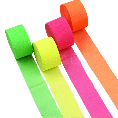 Fluorescence Crepe Paper Streamers LUMI-PW0004-077-1