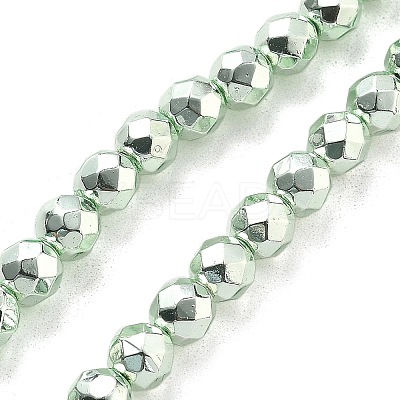 Electroplated Synthetic Non-magnetic Hematite Beads Strands G-B132-B01-01D-1