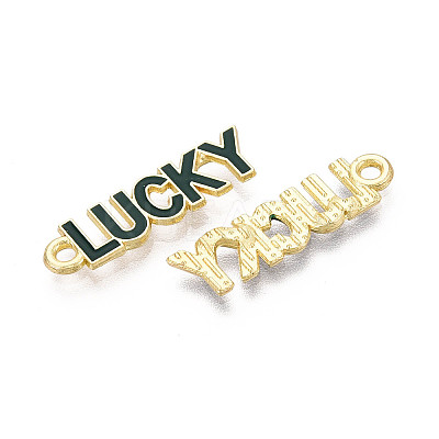 Irish Alloy Enamel & Glitter Powder Pendants ENAM-T023-01B-1