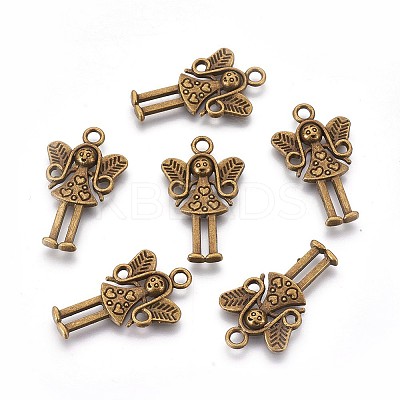 Tibetan Style Alloy Fairy Pendants LS-TIBEP-S613-AB-LF-1