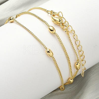 1.5MM Brass Twisted Curb Chain Necklaces for Women Men NJEW-F350-04G-1
