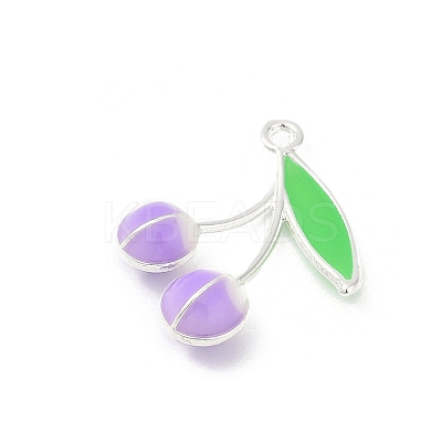 Alloy Enamel Pendants PALLOY-R151-43P-05-1