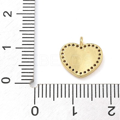 Rack Plating Brass Micro Pave Clear Cubic Zirconia with Enamel Charms KK-G515-12B-1