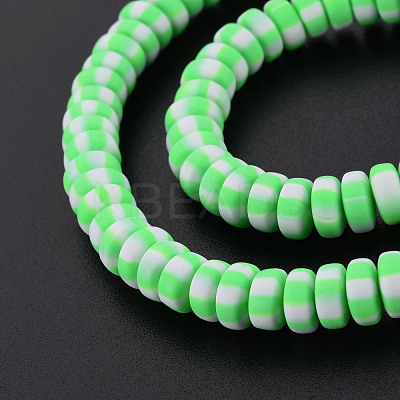 Handmade Polymer Clay Beads Strands CLAY-N008-042H-1